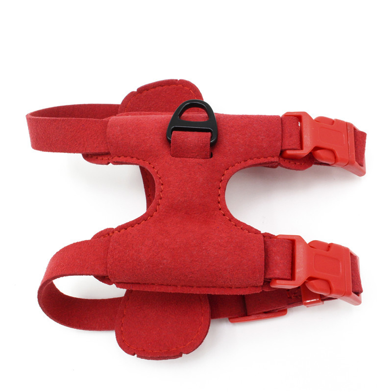 Soft Retractable Dog Collars And Leashes Small Nylon Dog Harness HP-054