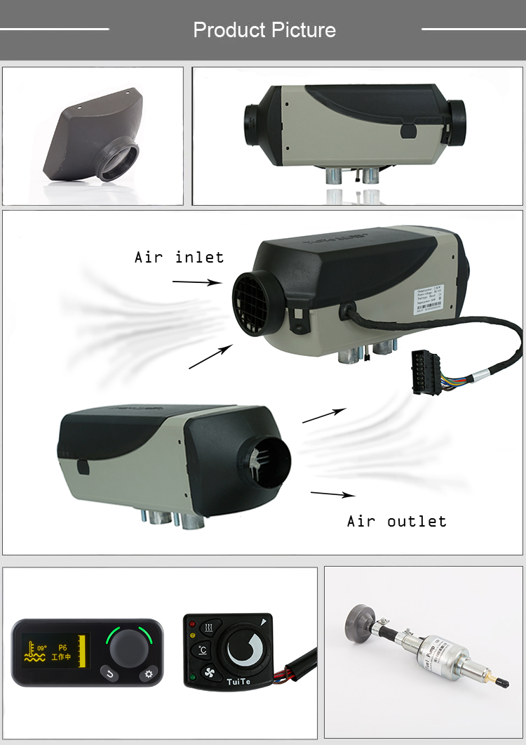 JP webasto 4kw 12v diesel air heater for trucks trailers RV support bluetooth control