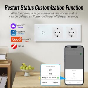 Residential 60mm Switch Socket Combination Commercial Modular Switches And