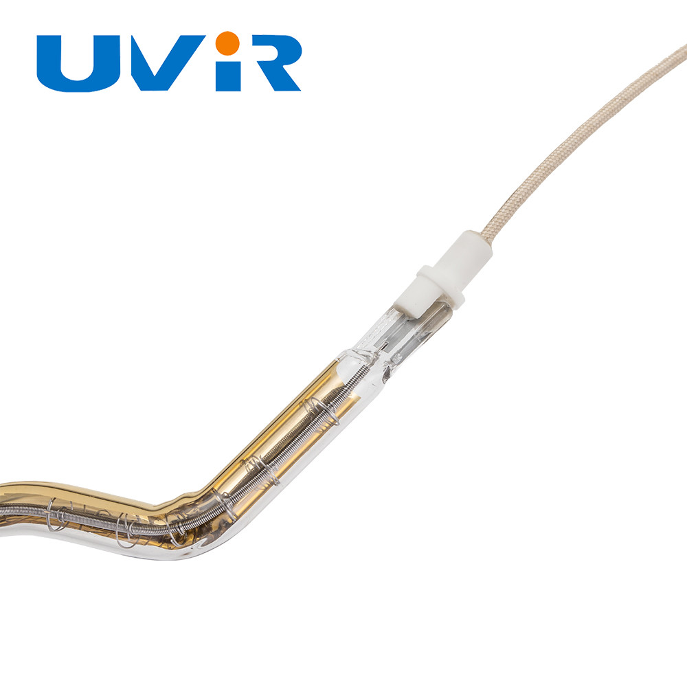 Gold Plated Quartz Emitters Infrared Heating Element Tube Industrial