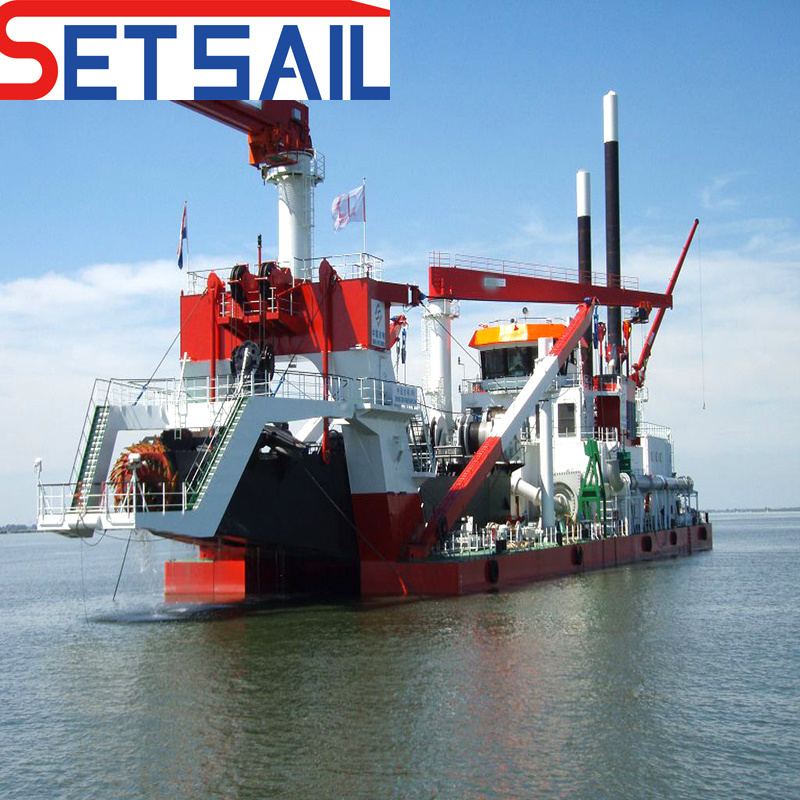32inch 7500m3 Cutter Suction Sand Dredger with Underwater Pump
