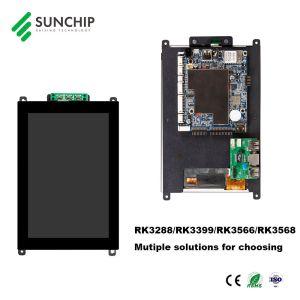  Android 7 Inch Embedded Open Frame LCD Display RK3568 CPU HD 4K Support Manufactures