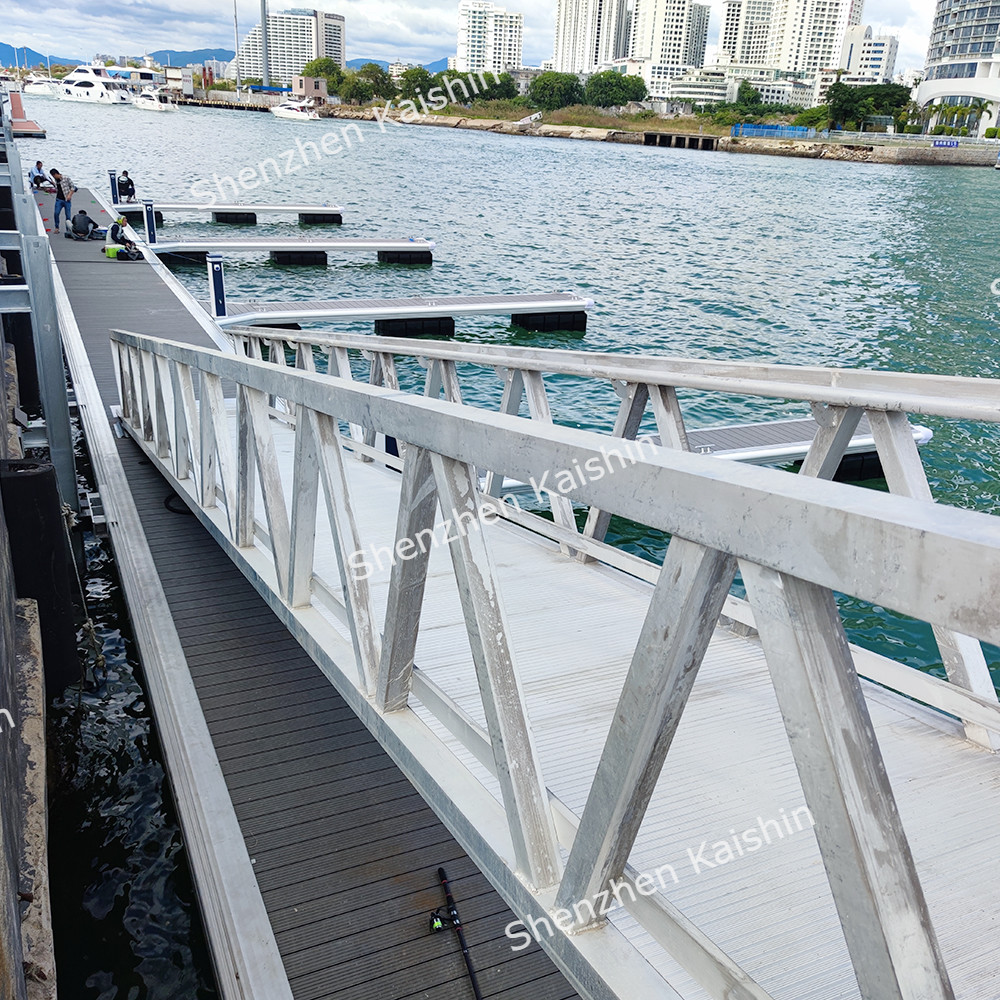 Aluminum Floating Platform Yacht Dock Marina Construction Pier Residential Floating Docks