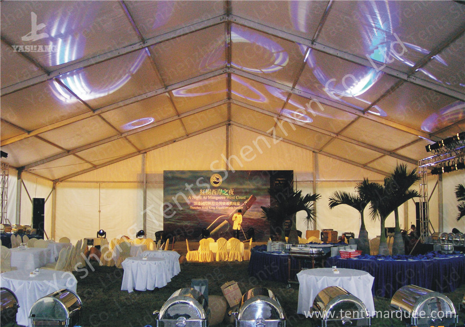 20x35M Large Canopy Tent With Sidewalls , Outdoor Party Marquee Soft Pvc Fabric Cover