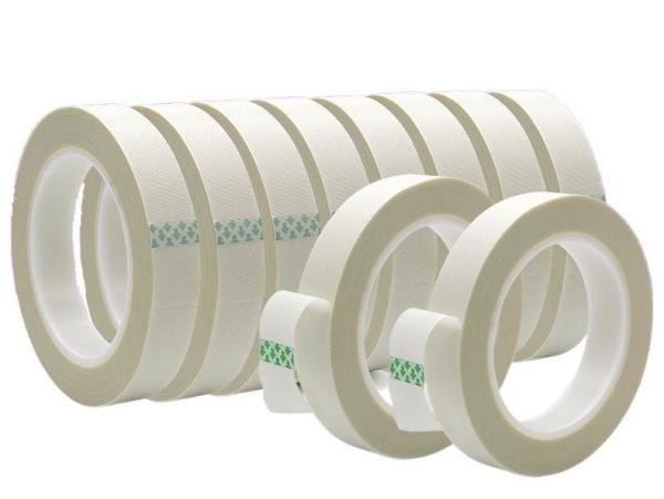 Width 10-500mm 0.18mm Thickness Roll Packaging heat resistant glass cloth tape H