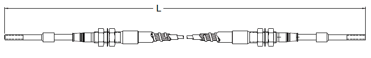 High Temperature Resistant Mechanical Control Cable Clutch Cables for FAW/Yutong Buses