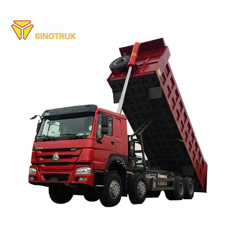 Sinotruk 12 Wheels Howo 8x4 Dump Truck Tipper 25M3 Front Lifting