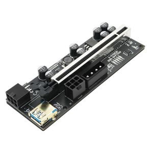 009S Plus PCIE Riser 1x To 16x Graphic Extension Rfor Bitcoin GPU Mining For