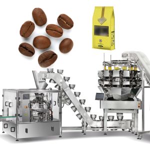 High Precision Flower Multihead Weigher Fully Automatic Spices Vertical Form