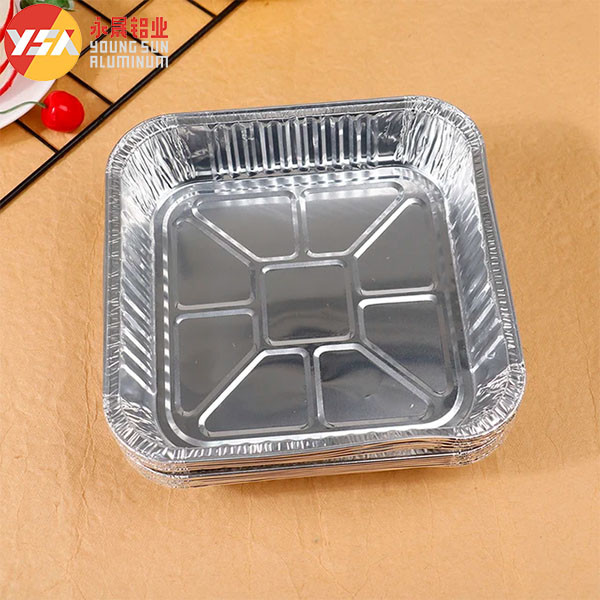 8x8 Pan Bread Square Aluminum Pan Cake Foil Pan 8x8 Inch Baking