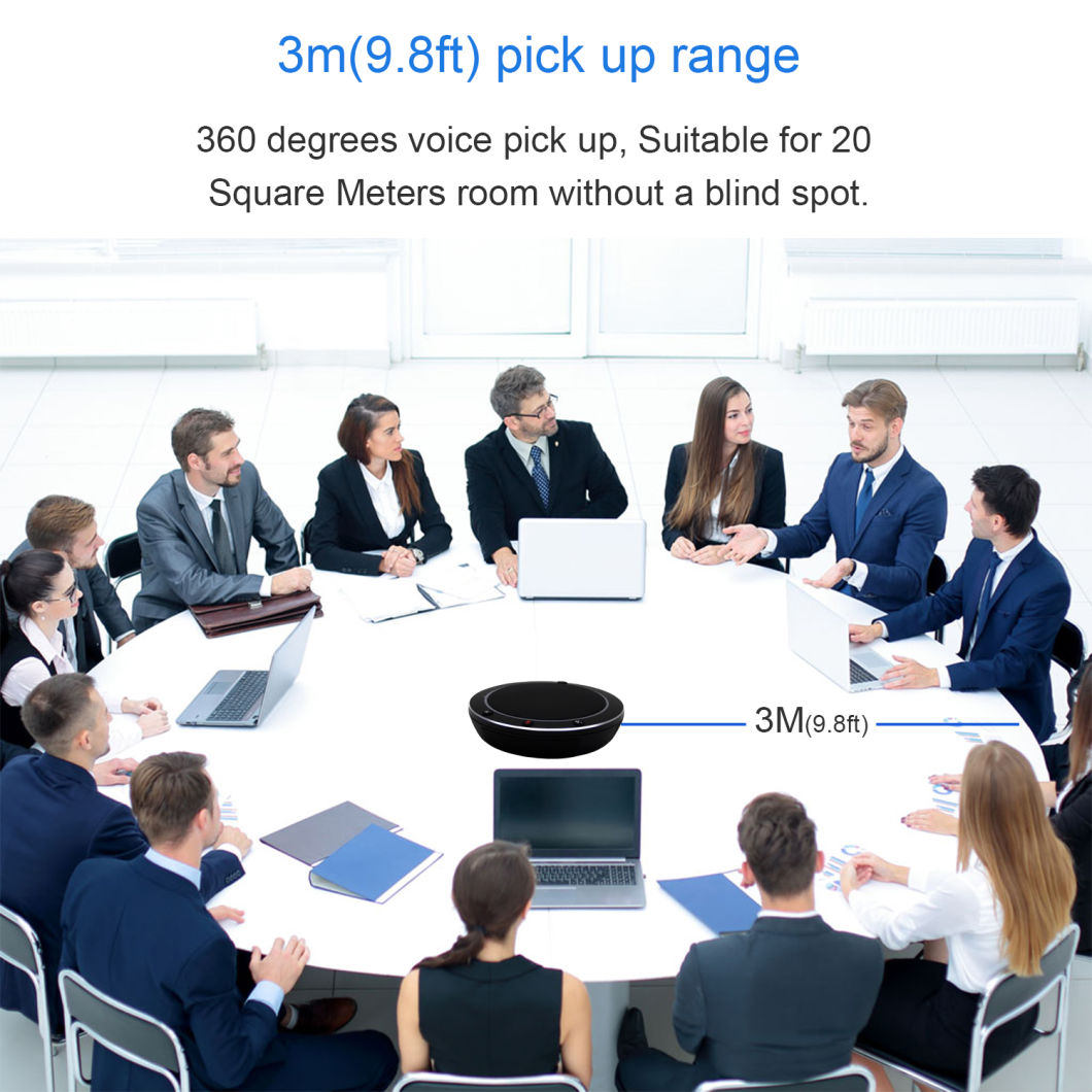 USB Desktop Microphone, Meeting Room Speakerphone, Professional Conference Speakerphone