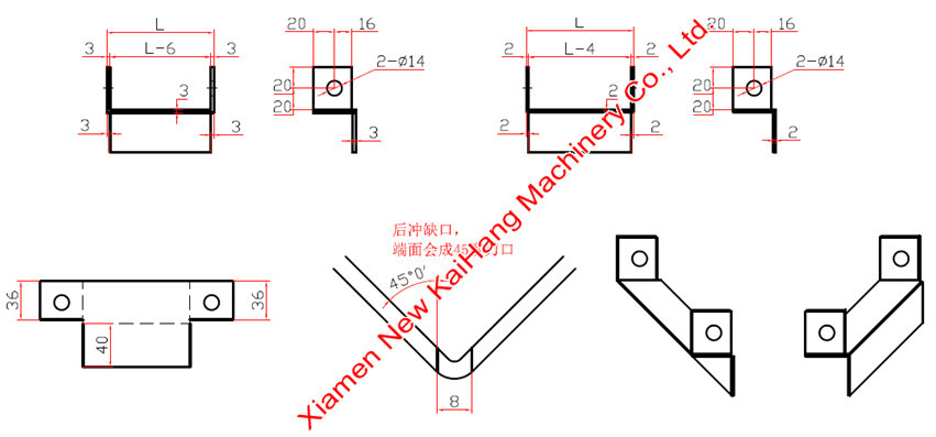 Thickness 4.0mm Steel Angle Profile Purlin Roll Forming Machine