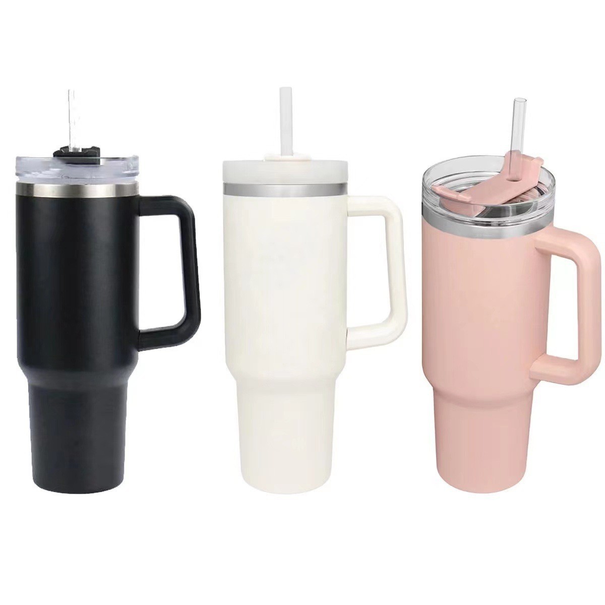 30oz Powder Coated Travel Mug 18/8 Stainless Steel