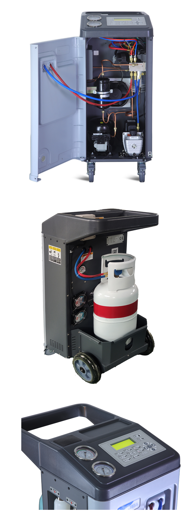 Vehicle Auto Refrigerant Recovery Machine for R1234yf Aircon Recycling Recharging