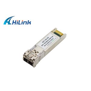China Multimode Dual LC 10G 850nm 300m SR SFP+ Transceiver Module For Ethernet and Fiber Channel on sale