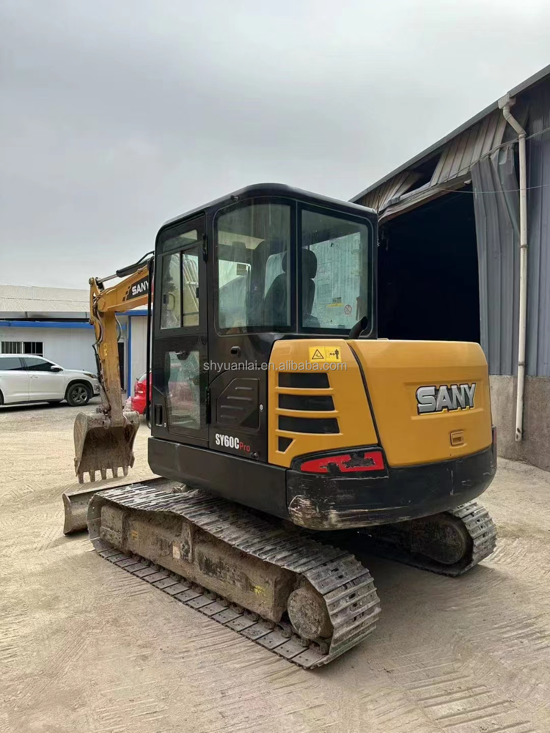 High Work Efficiency at a Used Sany SY60C Excavator with Original Hydraulic Cylinder
