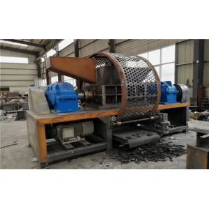 35kw*2 Motor Waste Tire Shredder with Water Cooling for Input Tire Size Less