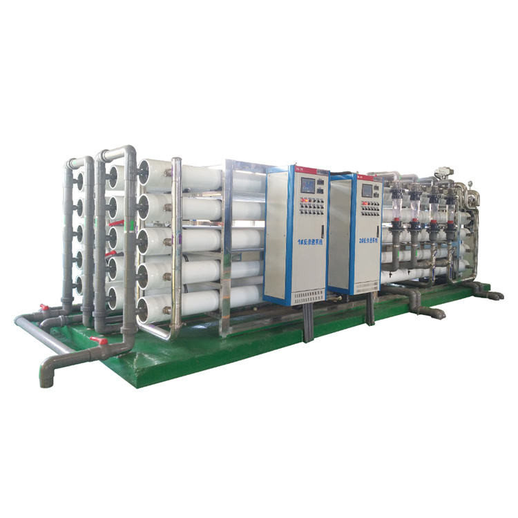 100T/D Container Energy Saving SWRO Seawater Desalination Machine For Agriculture RO Water Purification Plant
