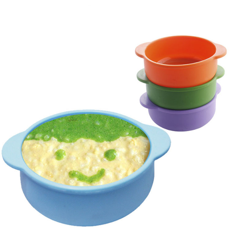 Kitchen Durable Cute Design Kids Bowls and spoons Household Safety Children Baby Silicone baby products of all types