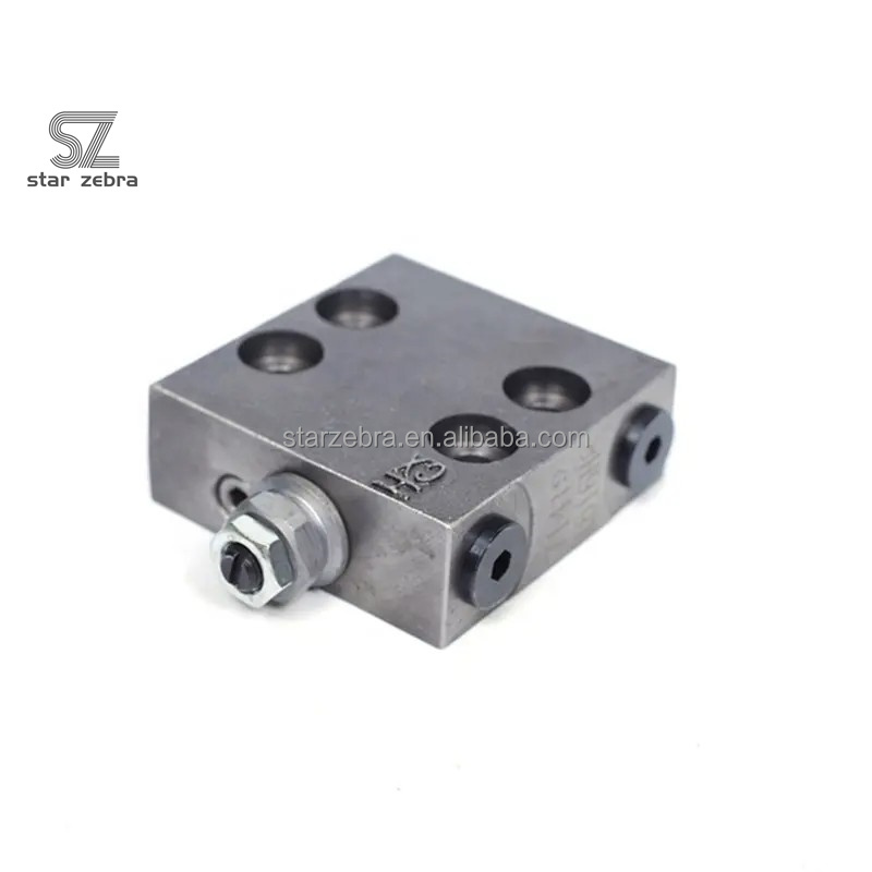 Komatsu Engine Model PC130-7 PC160-7 Excavator Hydraulic Parts Reducing Relief Valve Block for Your Heavy Machinery