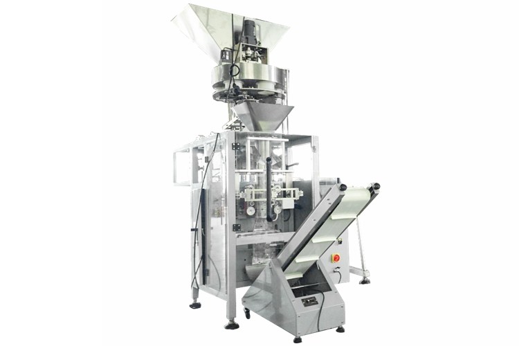 Grand Coffee Bean / Nuts / Seeds / Snack Food Packaging Machine 0.04 - 0.09mm Film Thickness