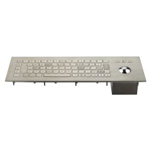 IP67 Dynamic Industrial Keyboard With Trackball