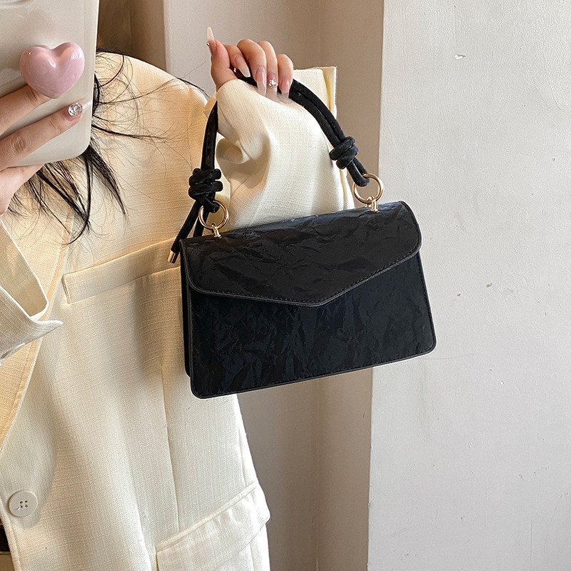 HIGH-GRADE HANDBAG WOMEN TREND NEW FASHION NICHE DESIGN HAND BILL OF LADING SHOULDER BAG ALL TEXTURE CROSSBODY BAG