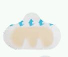 5*10 cm Advanced Hydrocolloid wound dressing with thin border