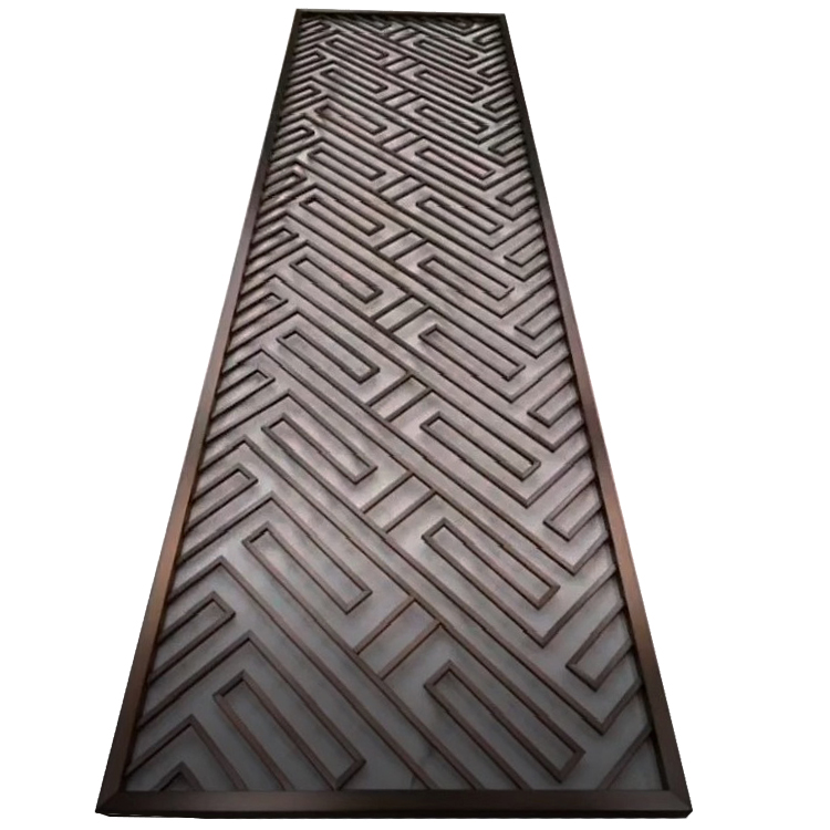 Custom high quality decorative stainless steel mesh floor to ceiling room dividers