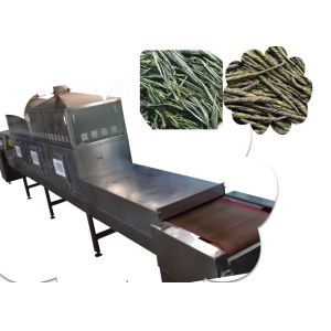  Conveyor Tunnel Flower Dryer Machine , Automatic Microwave Tunnel Oven Manufactures