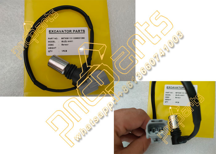 JCB220 4HK1 Crankshaft Sensor 8973061131 Excavator Spare Parts