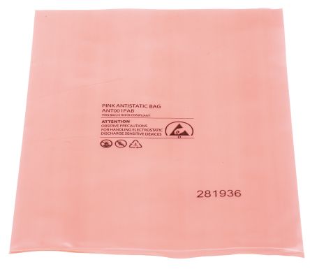 Vacuum Anti Static ESD Shielding Bags Zipper Top For PCB