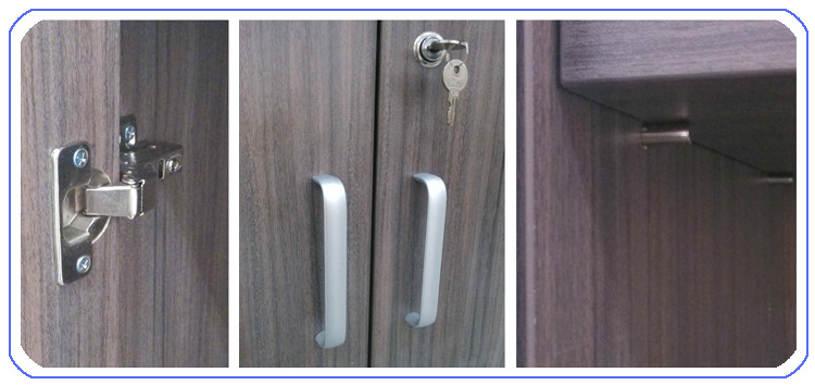 Swing Door Type File Cabinet Furniture , Modern File Cabinet Anti Water