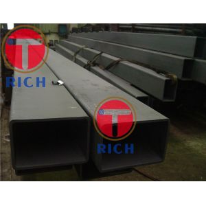 Square / Rectangular Hot Rolled Steel Pipe , Galvanized Electric Welded Pipe