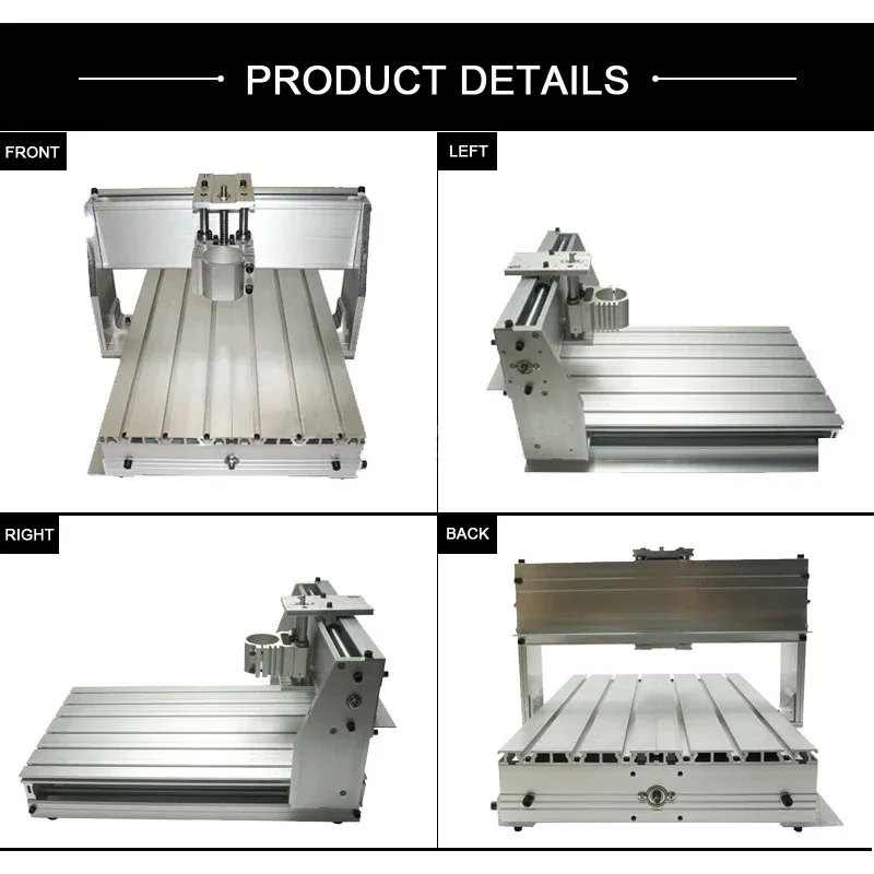 3040 CNC Engraver Machine Frame Kit With 300W DC Spindle Motor