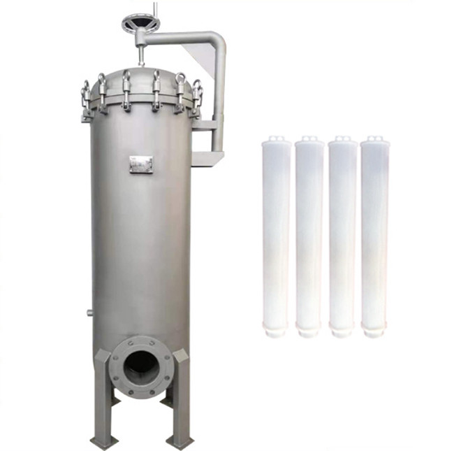 High Flux High Flow Filter Housing Cartridge Type Water Treatment DN80