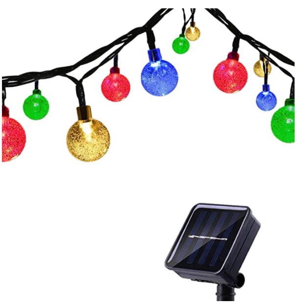 PVC Outdoor Decoration Dimmable Shatterproof LED Solar Fairy Lamp