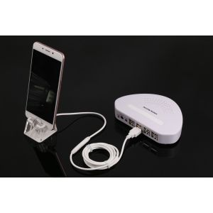 COMER security alarm system cellular telephone display stand with charging