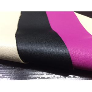 8655JW Pu Artificial Leather Black Color 0.60mm 54" Width Coated With Release