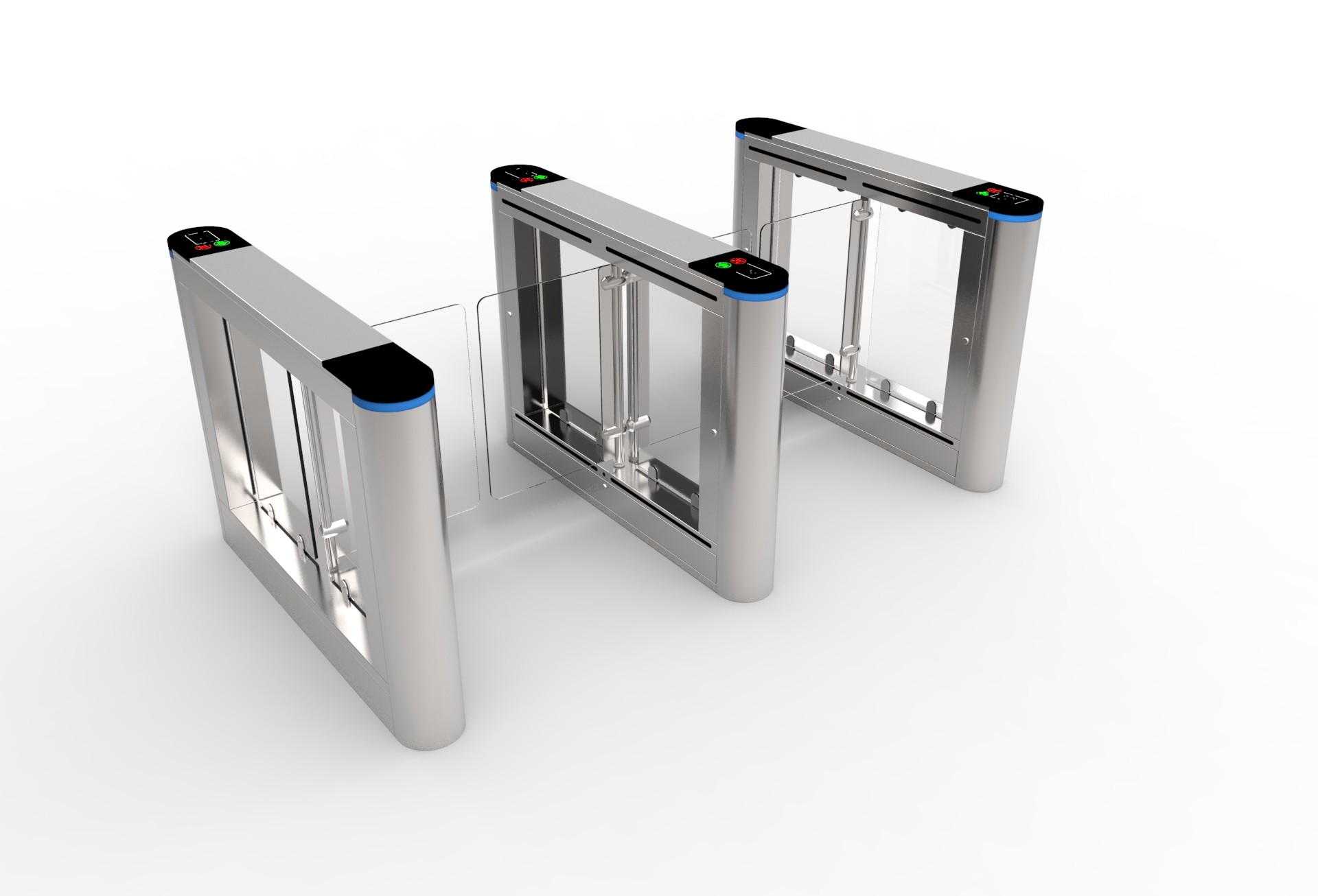  Personnel Entry Smart Door Access Control System Automatic Turnstile Gate Manufactures