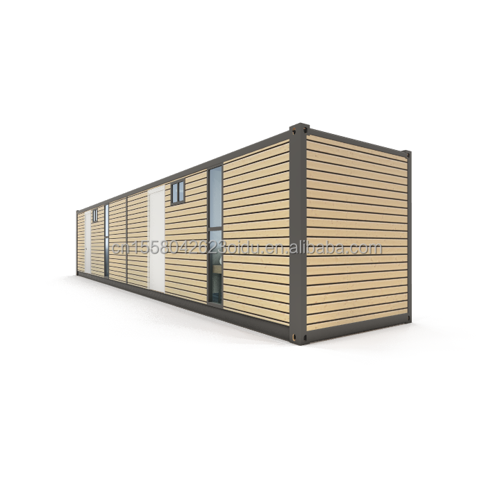 Mobile Shipping Container with 4 Bedroom Residential Mini Lounge Wall 50/75/100mm Wave Sandwich Panel