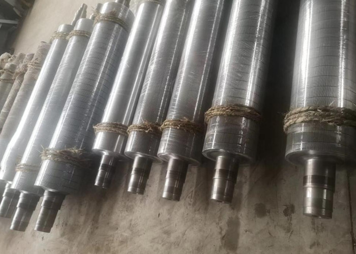Paperboard Packing Machine Spare Parts , Tungsten Carbide Roller High Productivity