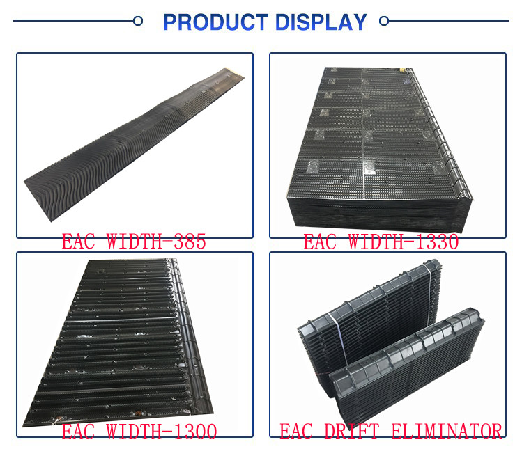 EAC 385mm Counter Flow Media Cooling Tower Components 19-20mm