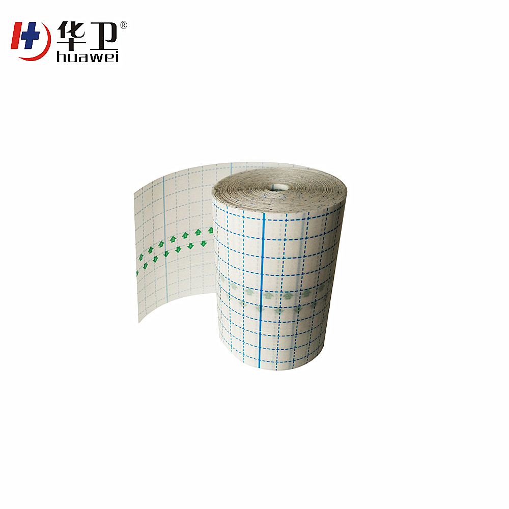 polyurethane PU film with adhesive and release paper for wound dressing