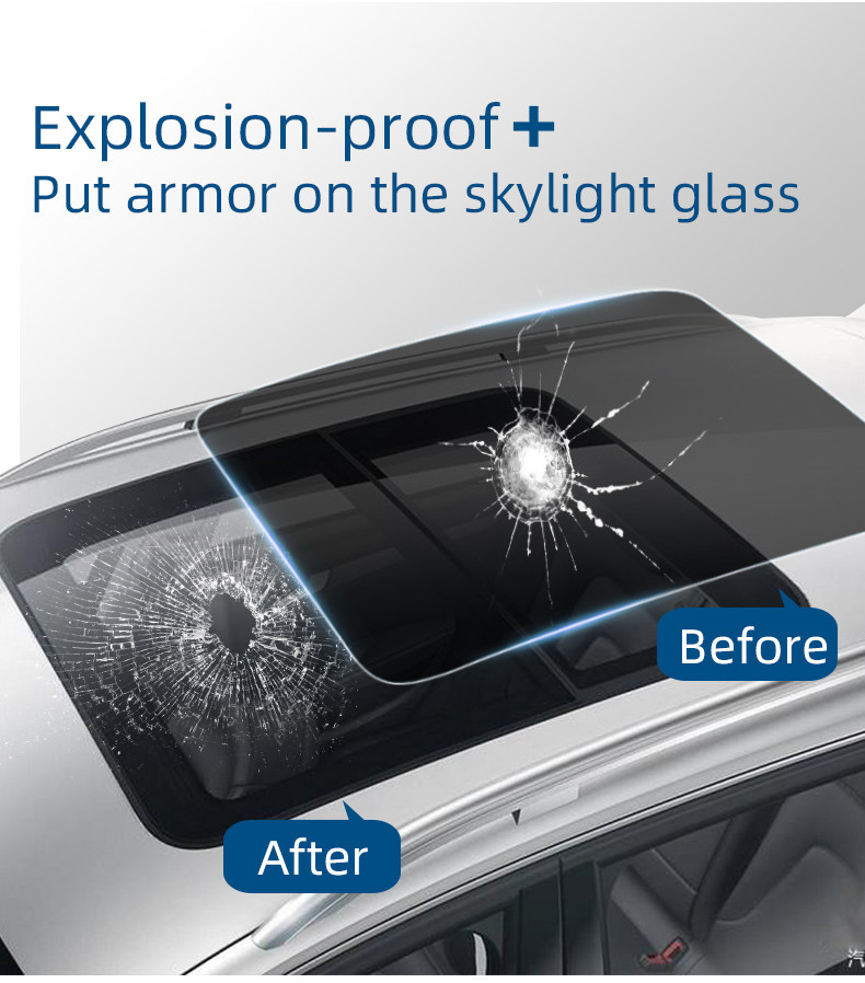 Universal Sunroof Automotive Factory Sunscreen Self Adhesive Glass Car Panoramic Sunroof Sky Film