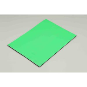China Apple Green 1.22M  Pvdf alum composite panel  Mirror Finish Acp Colour Sheet For Curtain Walls on sale