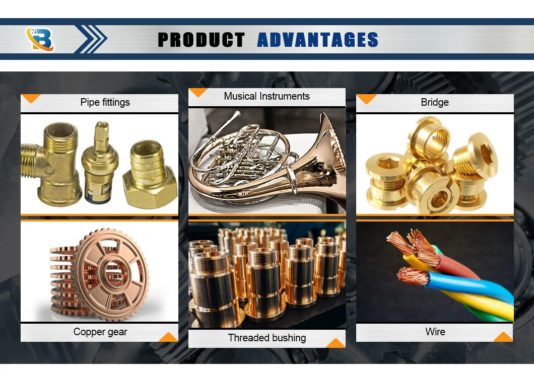 High Quality Copper Bus Bar Manufacturers Copper Flat Bar for Grounding System