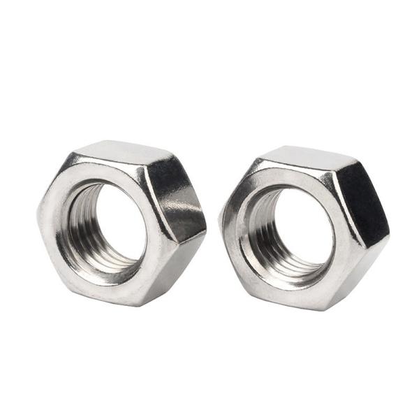 Automotive Industry Galvanized Stainless Steel Hexagon Head Nuts DIN934 10b21 M4