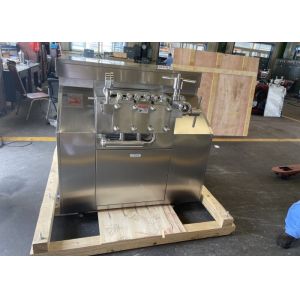 1700kg Capacity 55KW 7000L/H Dairy Homogenizer For Dairy Processing