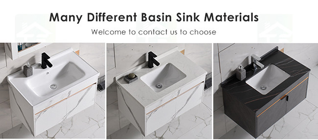 Modern Floating Bathroom Vanity Combo With Mirror 24-40 Inches